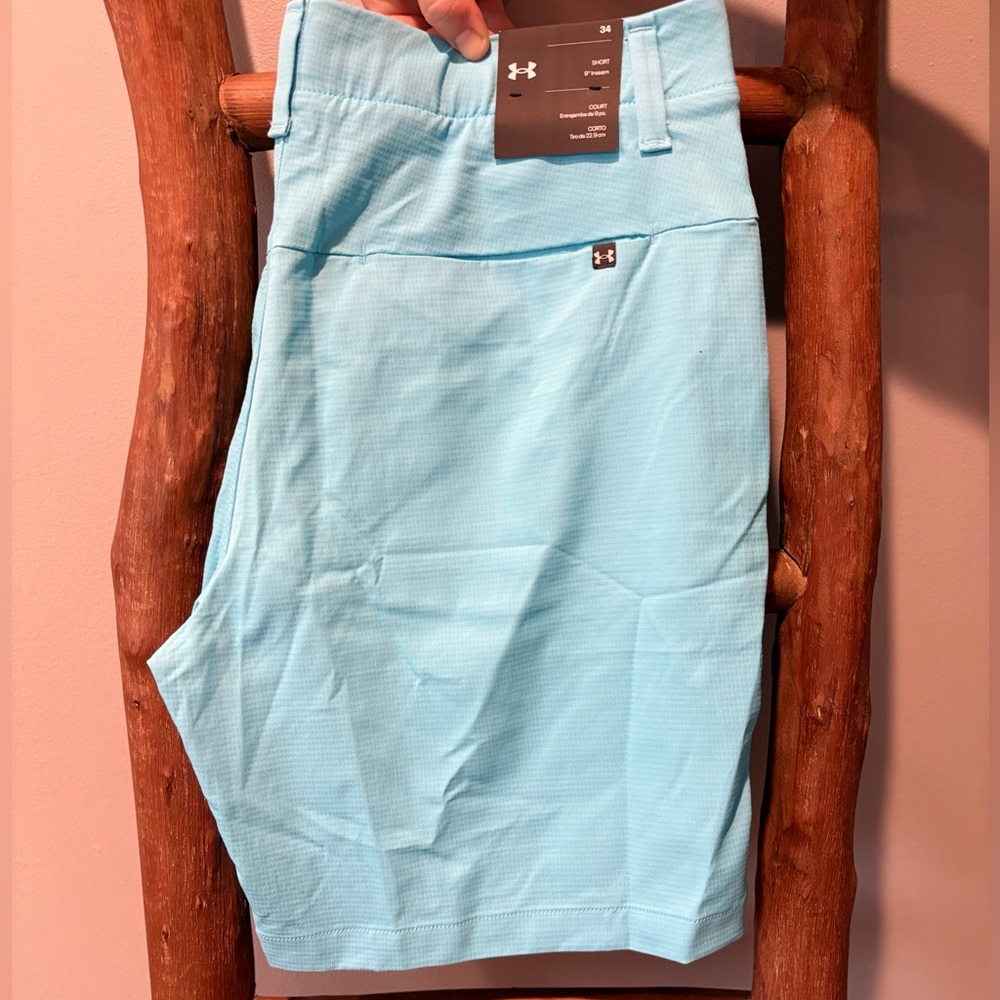 Under Armour Men's Light Blue Golf Shorts